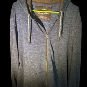 Urban Pipeline Blue Zip-Up Hoodie